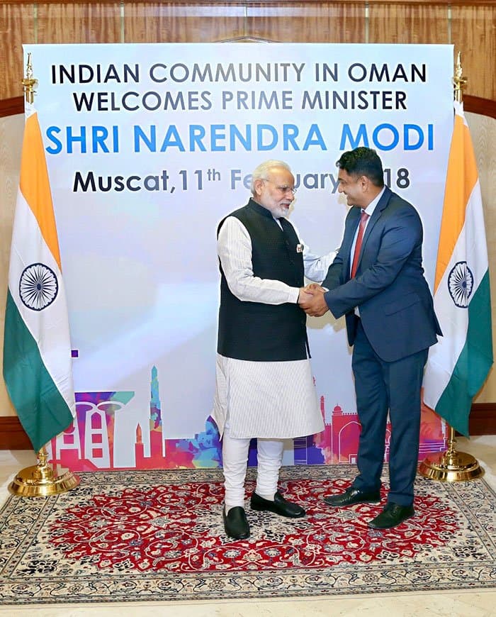 Sebacic Oman CEO Meets Prime Minister Narendra Modi in Muscat