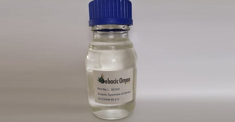 Glycerine — Clear, viscous liquid